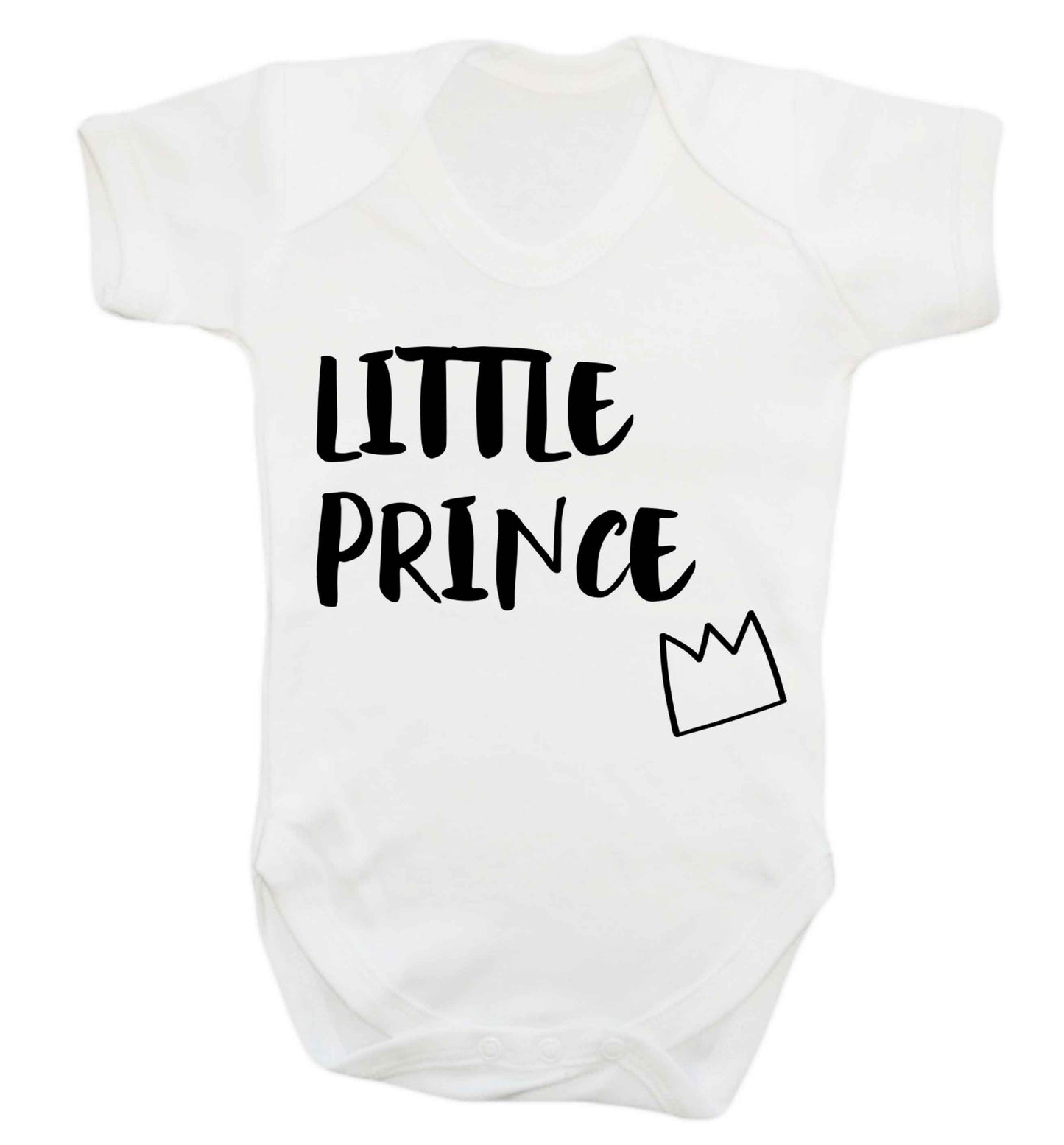 Little prince Baby Vest white 18-24 months