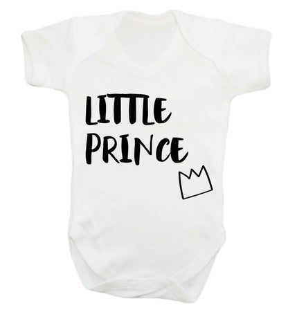 Little prince Baby Vest white 18-24 months