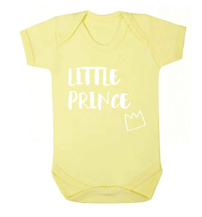 Little prince Baby Vest pale yellow 18-24 months