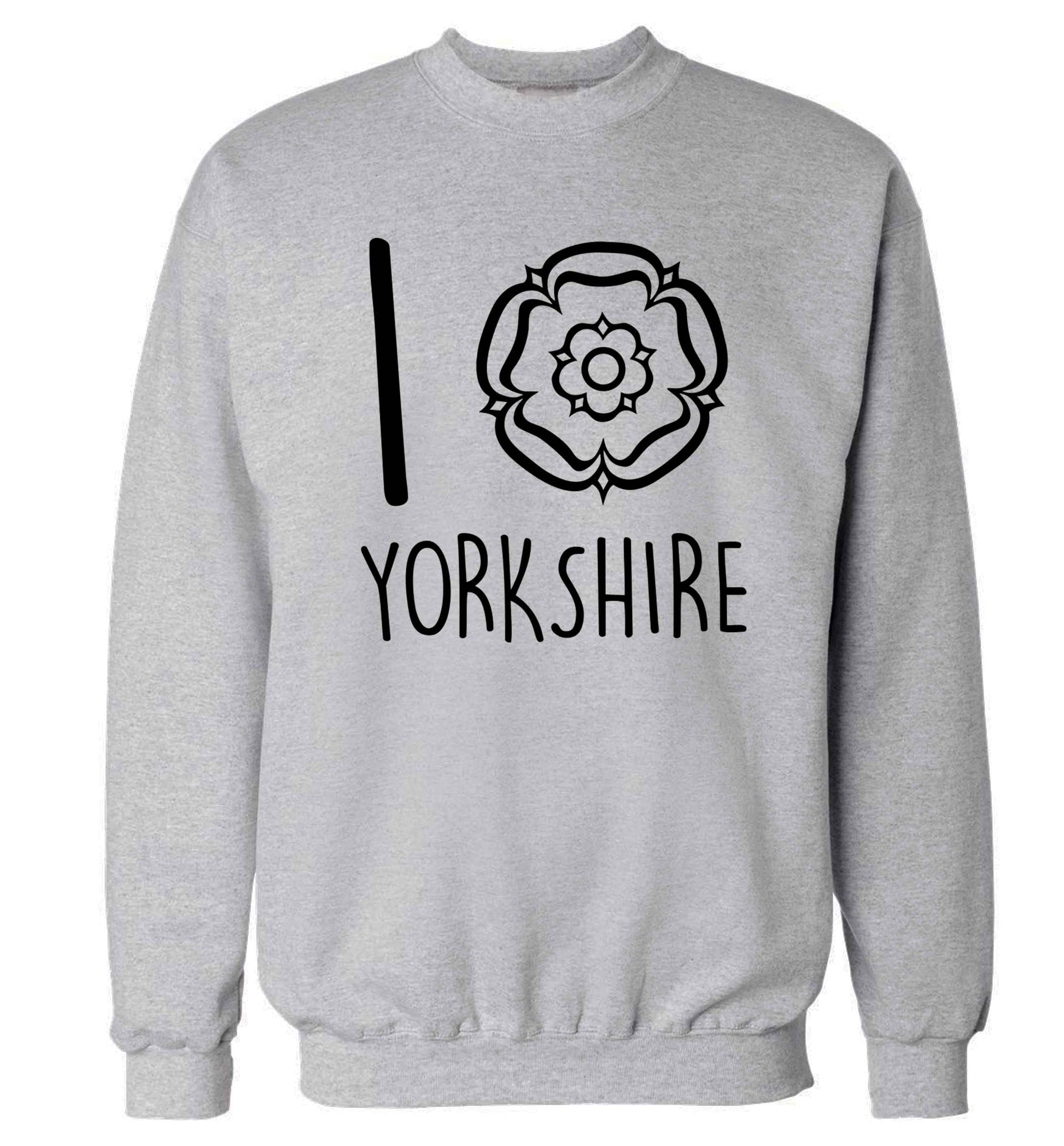 I love Yorkshire Adult's unisex grey Sweater 2XL