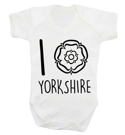 I love Yorkshire Baby Vest white 18-24 months