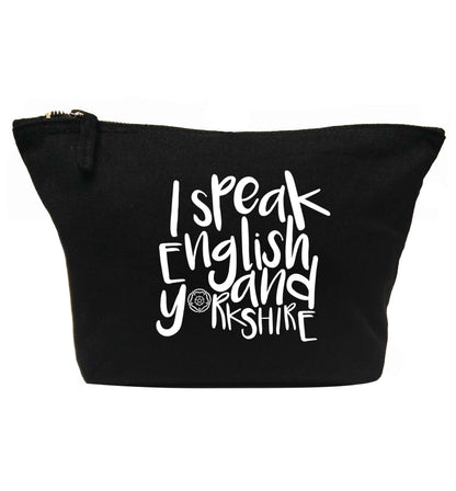 I speak English and Yorkshire | makeup / wash bag