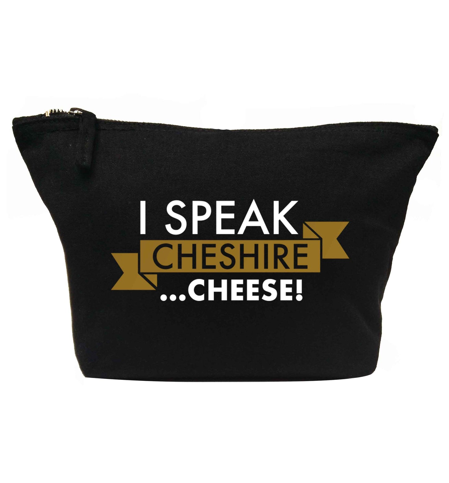 I speak Cheshire cheese | makeup / wash bag