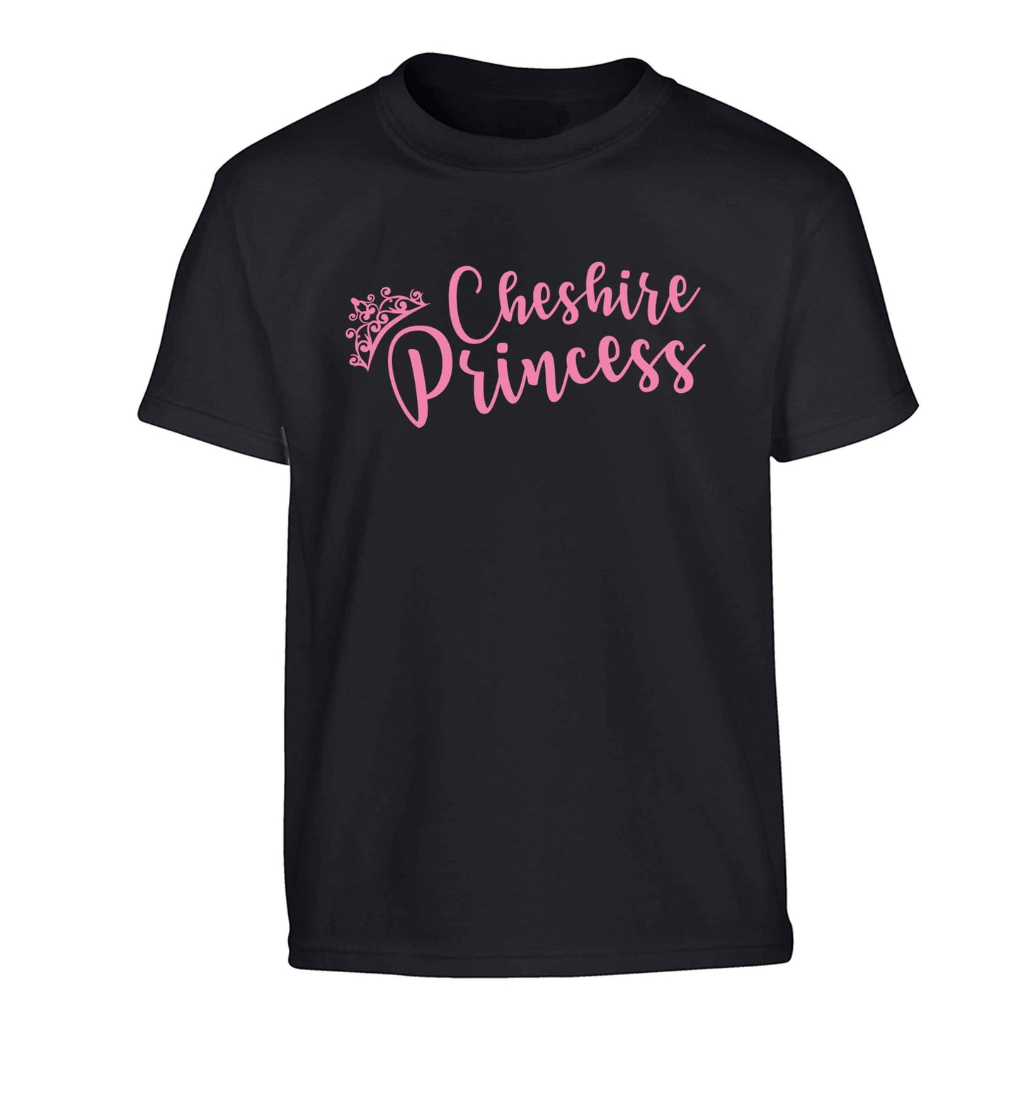 Cheshire princess Children's black Tshirt 12-13 Years