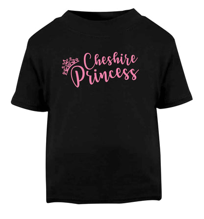 Cheshire princess Black Baby Toddler Tshirt 2 years