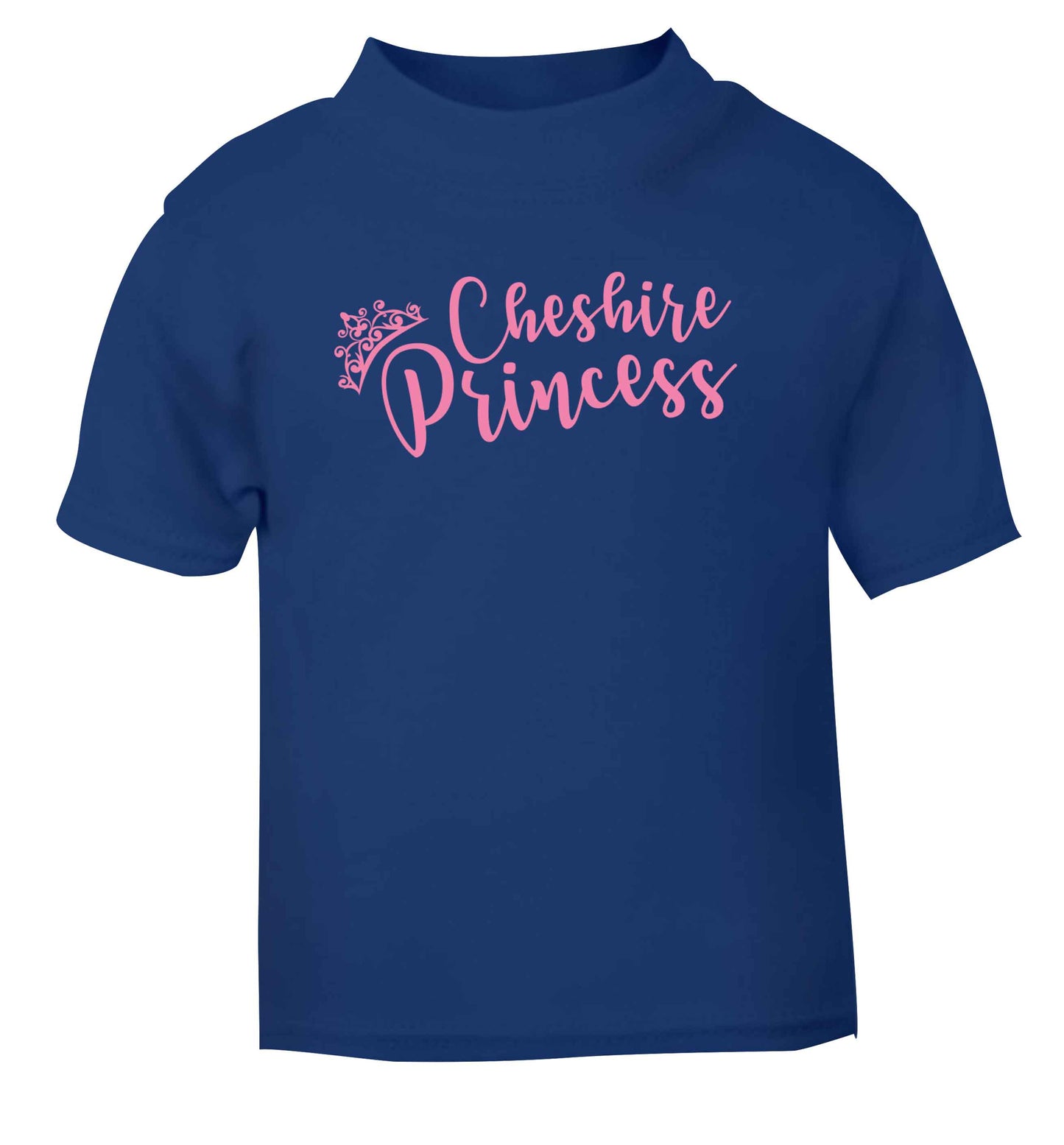 Cheshire princess blue Baby Toddler Tshirt 2 Years