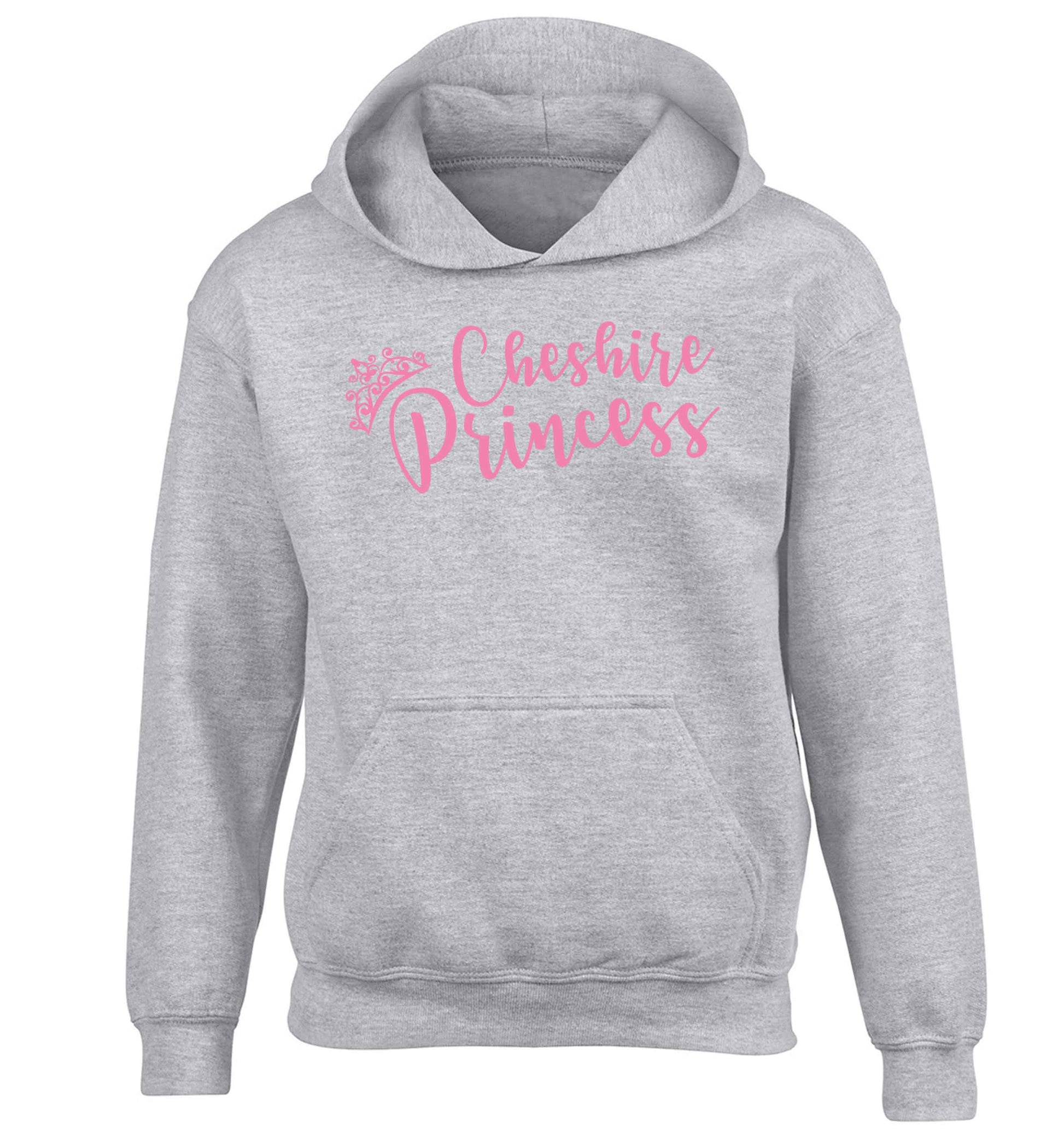 Cheshire princess children's grey hoodie 12-13 Years