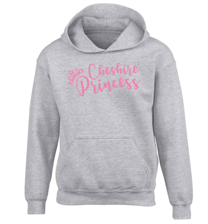 Cheshire princess children's grey hoodie 12-13 Years
