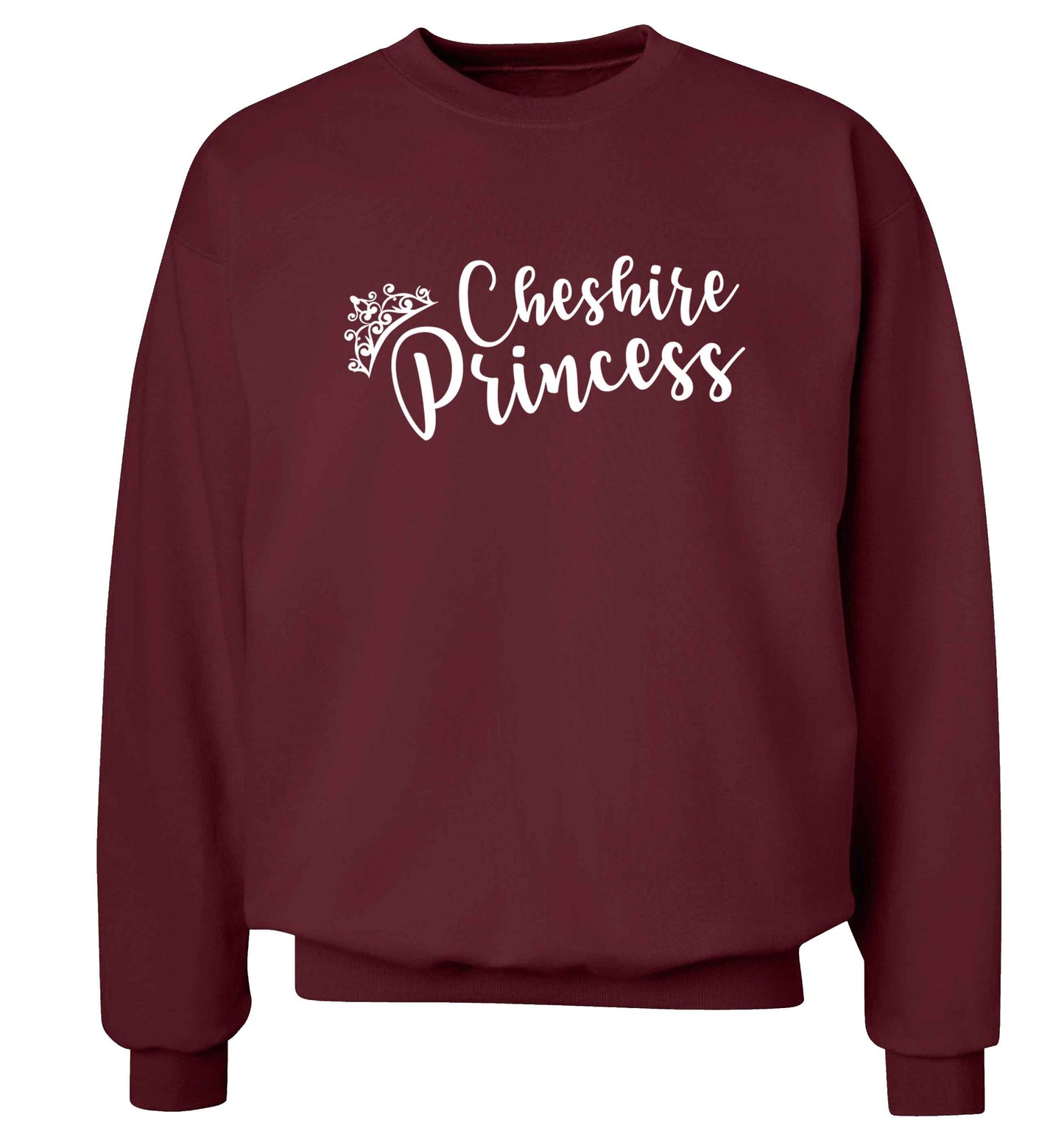 Cheshire princess Adult's unisex maroon Sweater 2XL