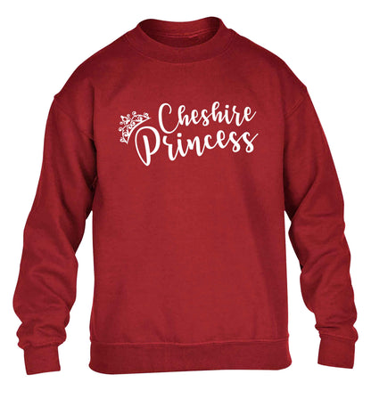 Cheshire princess children's grey sweater 12-13 Years