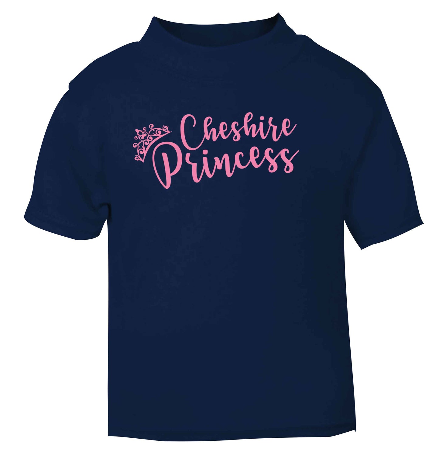 Cheshire princess navy Baby Toddler Tshirt 2 Years