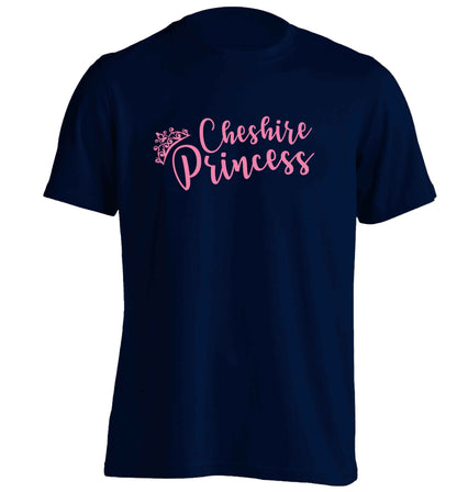 Cheshire princess adults unisex navy Tshirt 2XL