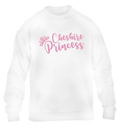 Cheshire princess children's white sweater 12-13 Years