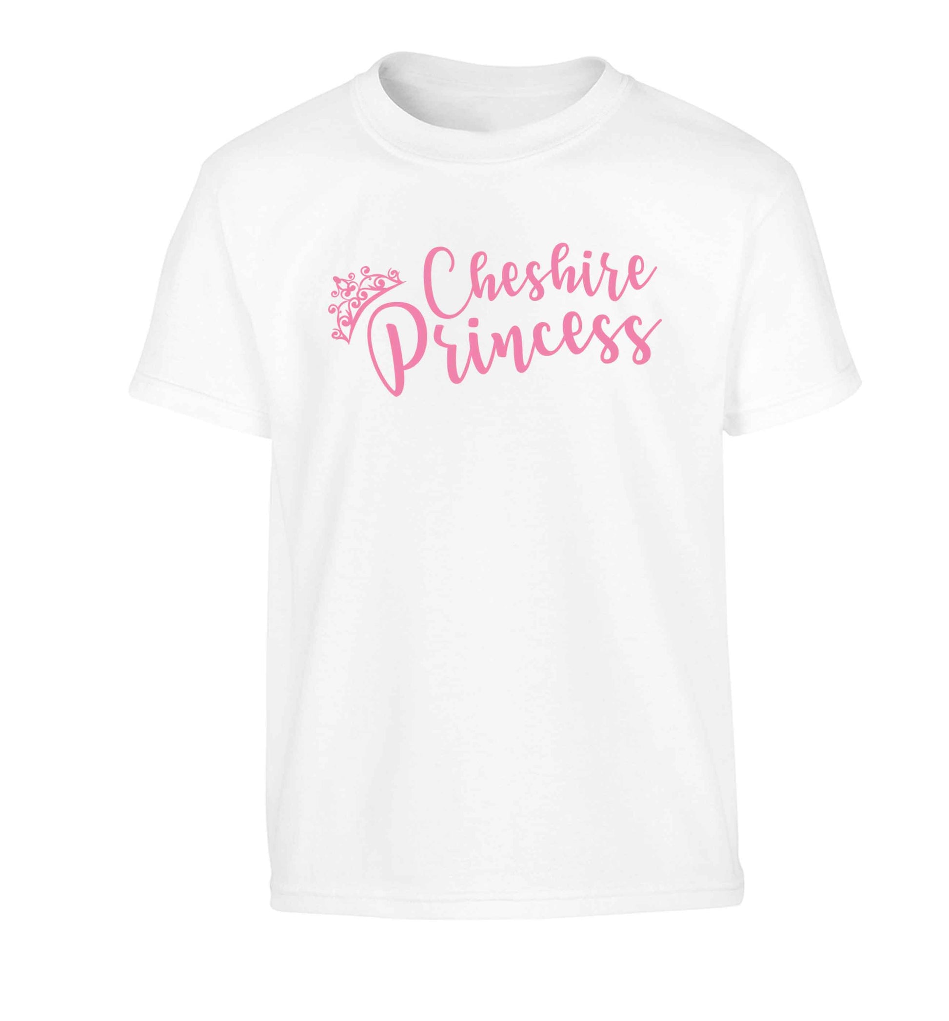 Cheshire princess Children's white Tshirt 12-13 Years