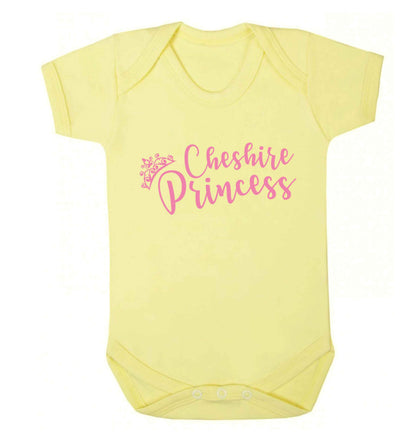 Cheshire princess Baby Vest pale yellow 18-24 months