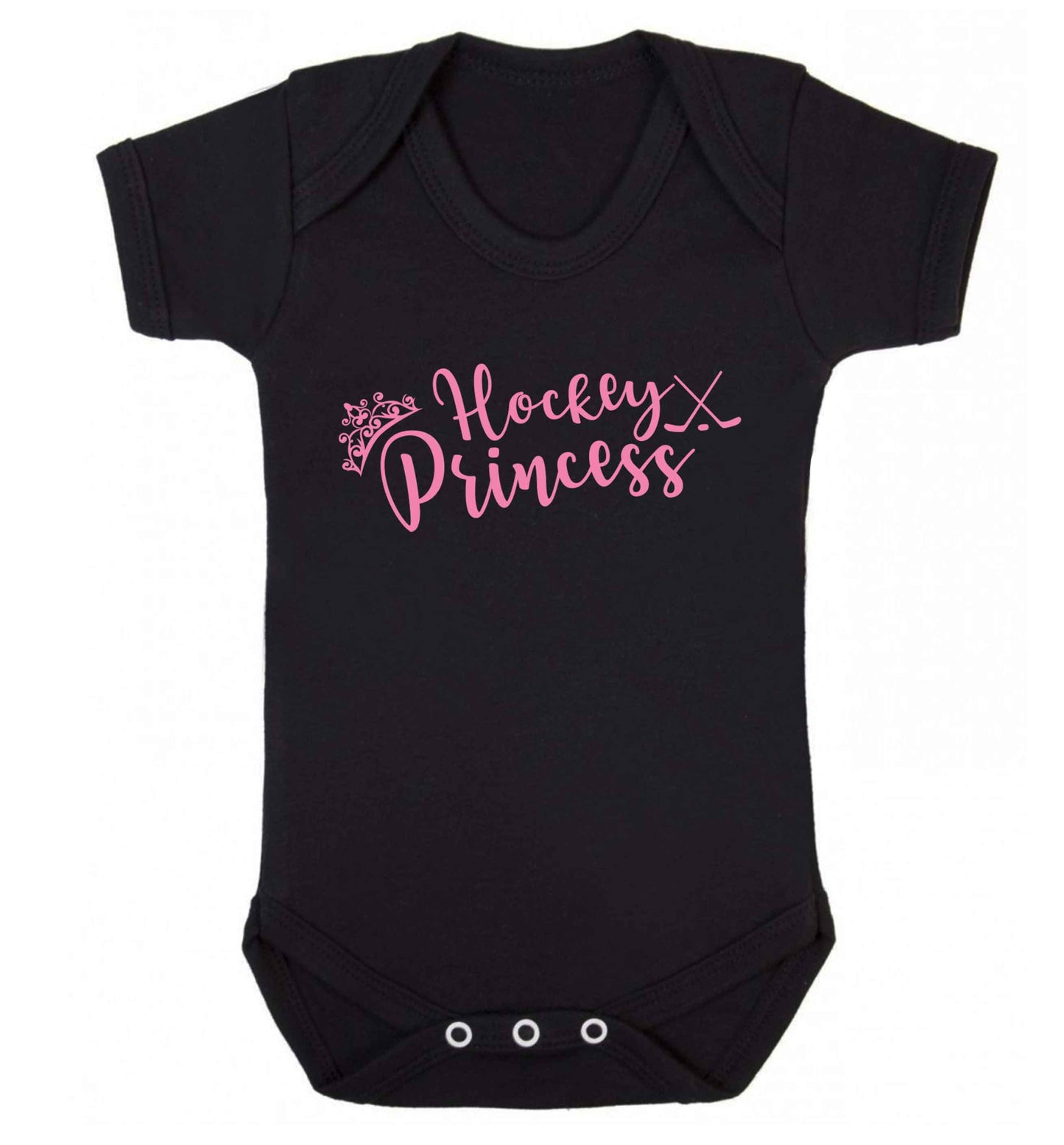 Hockey princess Baby Vest black 18-24 months