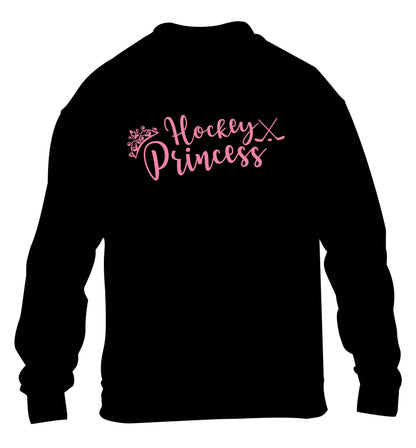 Hockey princess children's black sweater 12-13 Years