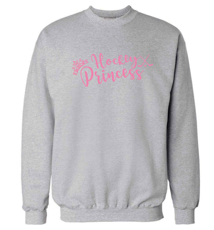 Hockey princess Adult's unisex grey Sweater 2XL