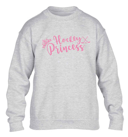 Hockey princess children's grey sweater 12-13 Years