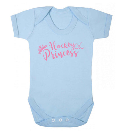 Hockey princess Baby Vest pale blue 18-24 months
