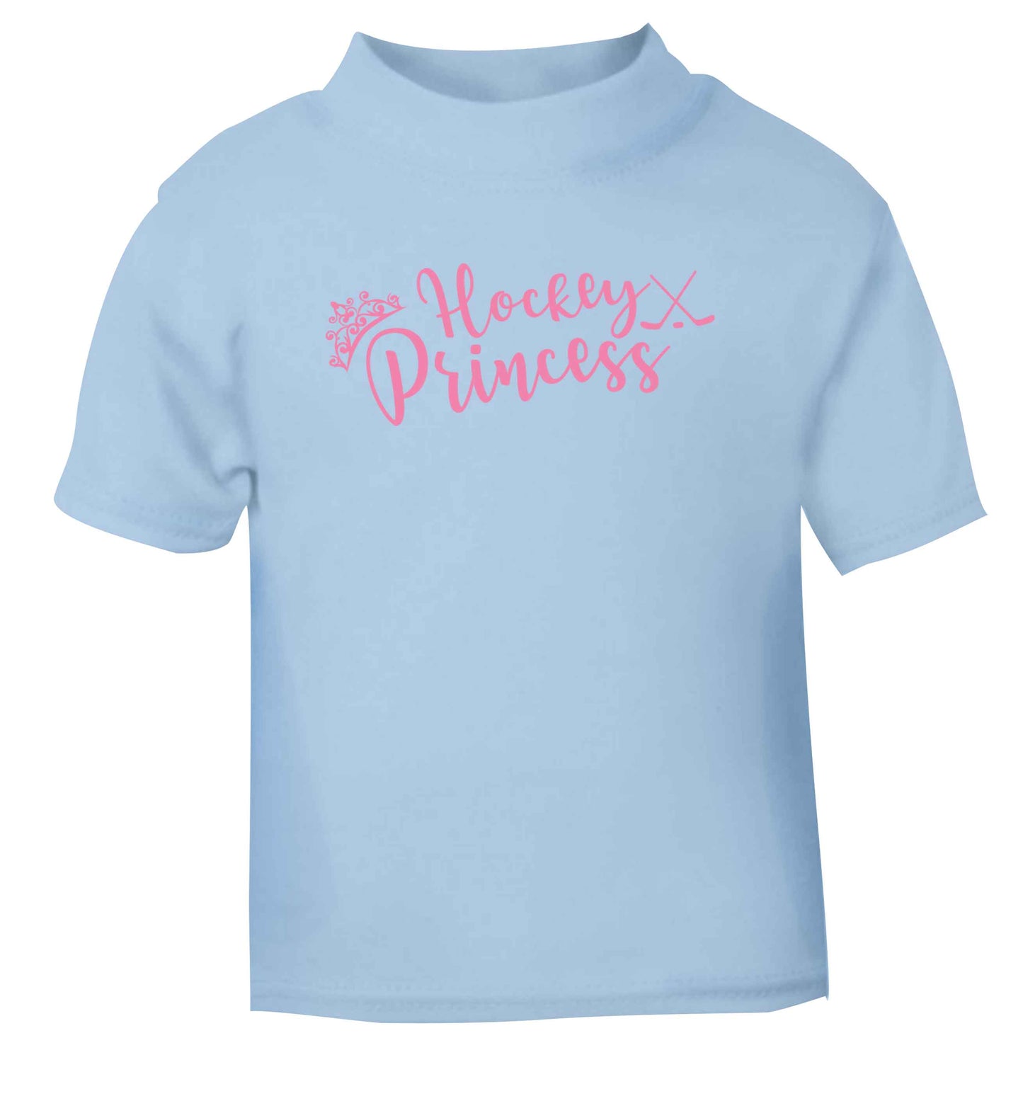 Hockey princess light blue Baby Toddler Tshirt 2 Years