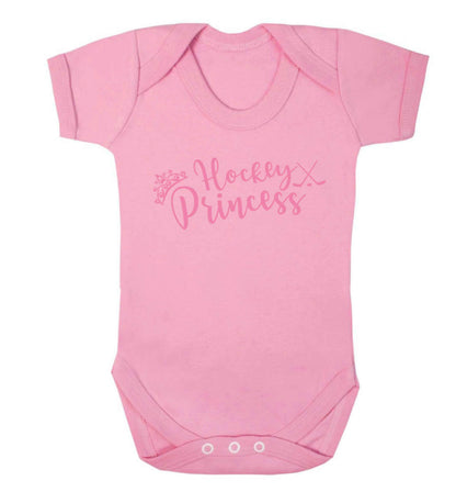 Hockey princess Baby Vest pale pink 18-24 months