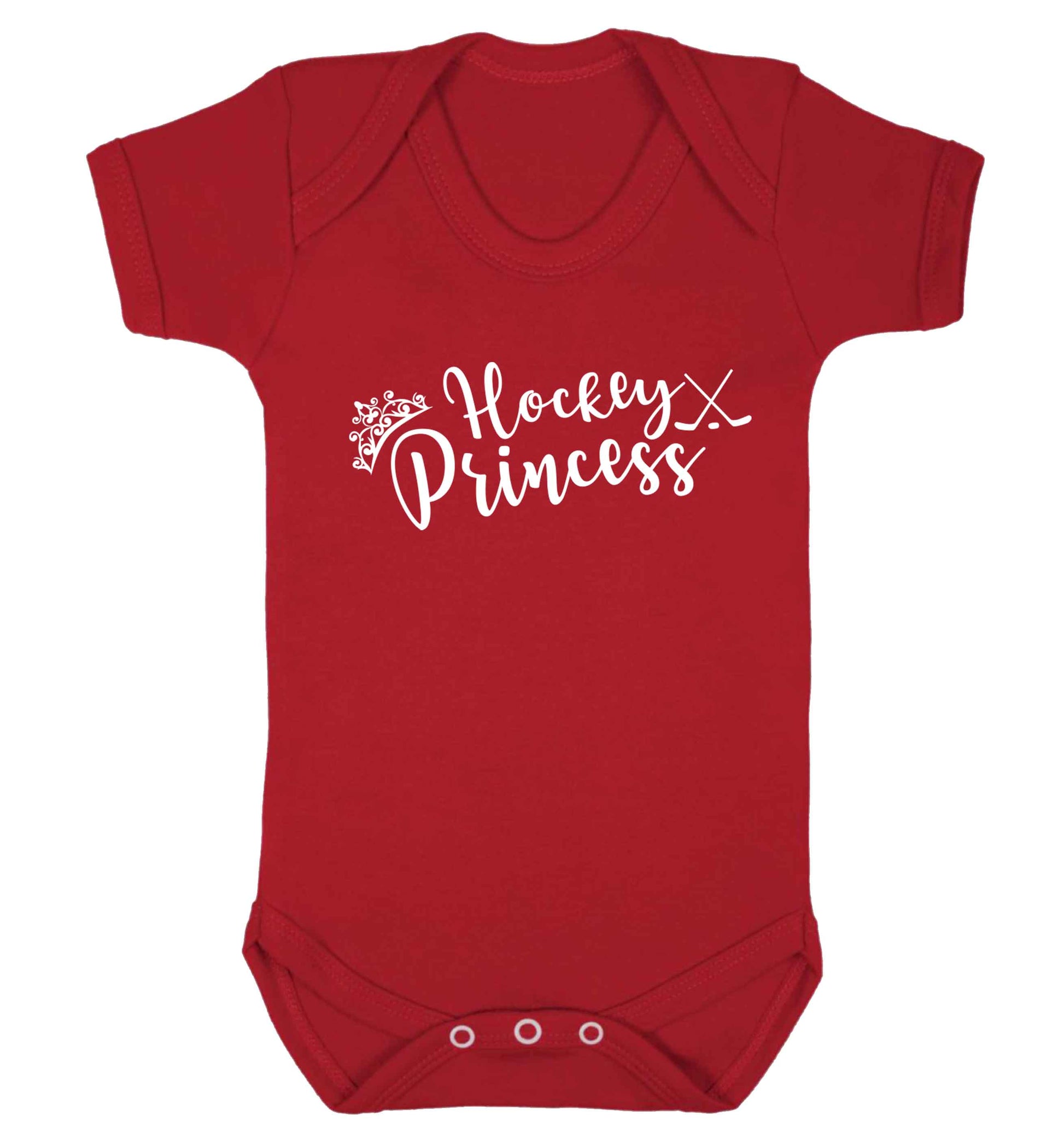 Hockey princess Baby Vest red 18-24 months