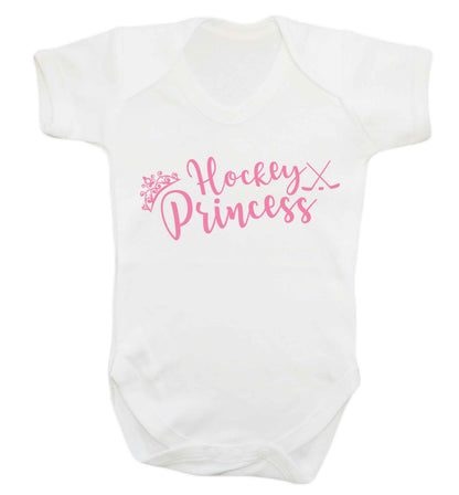 Hockey princess Baby Vest white 18-24 months