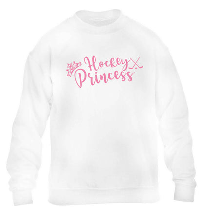 Hockey princess children's white sweater 12-13 Years