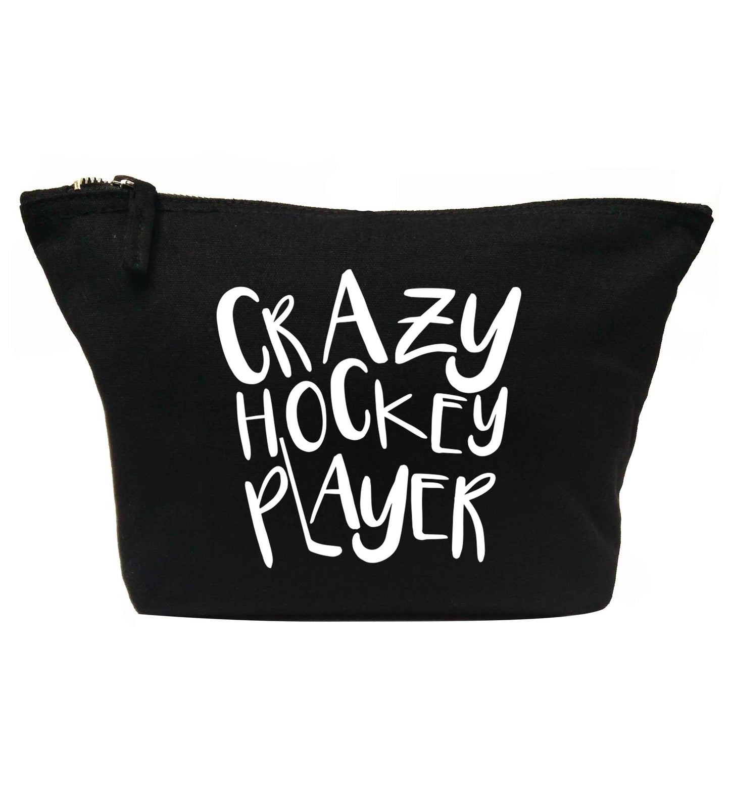 Crazy hockey player | makeup / wash bag