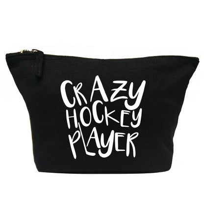 Crazy hockey player | makeup / wash bag
