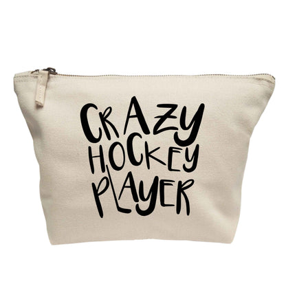 Crazy hockey player | makeup / wash bag