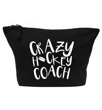 Crazy hockey coach | makeup / wash bag