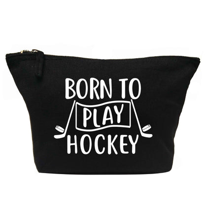 Born to play hockey | makeup / wash bag