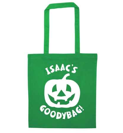 Pumpkin Pie green tote bag