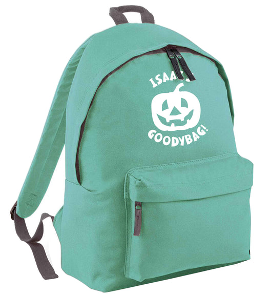 Pumpkin on Way mint adults backpack