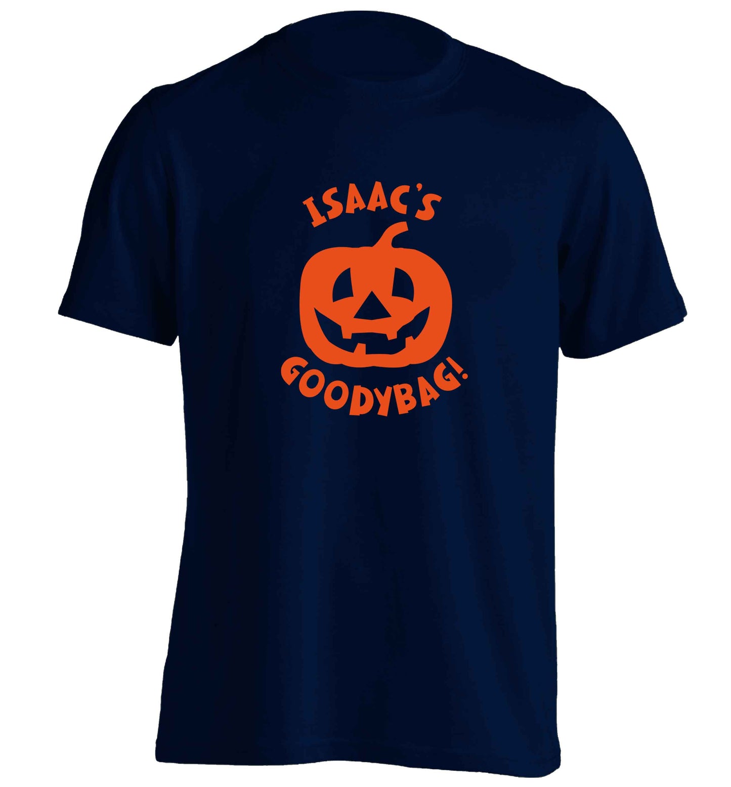 Pumpkin on Way adults unisex navy Tshirt 2XL