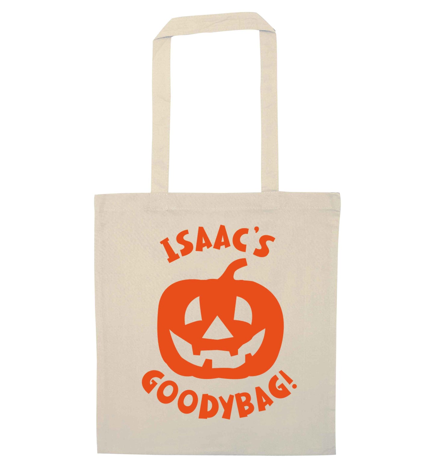 Pumpkin on Way natural tote bag