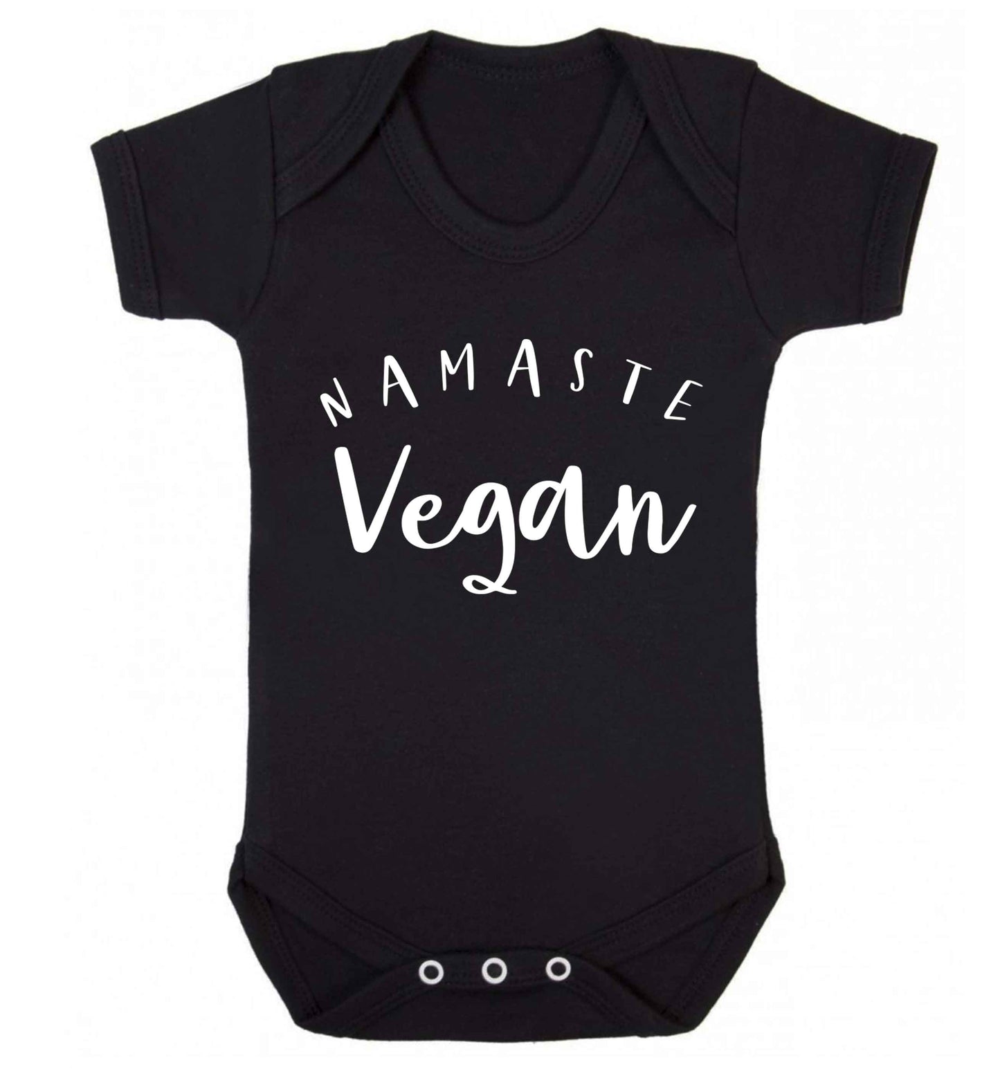 Namaste vegan Baby Vest black 18-24 months