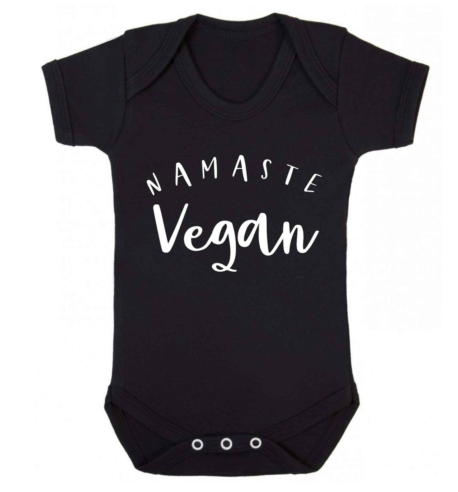 Namaste vegan Baby Vest black 18-24 months