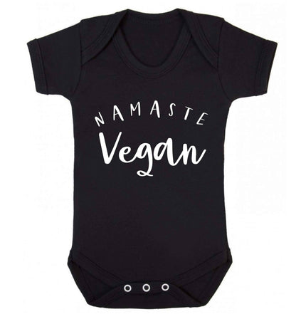 Namaste vegan Baby Vest black 18-24 months