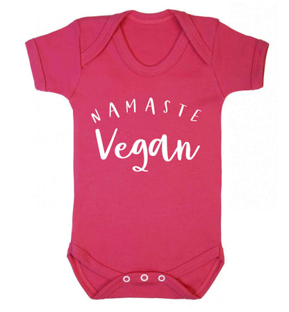 Namaste vegan Baby Vest dark pink 18-24 months