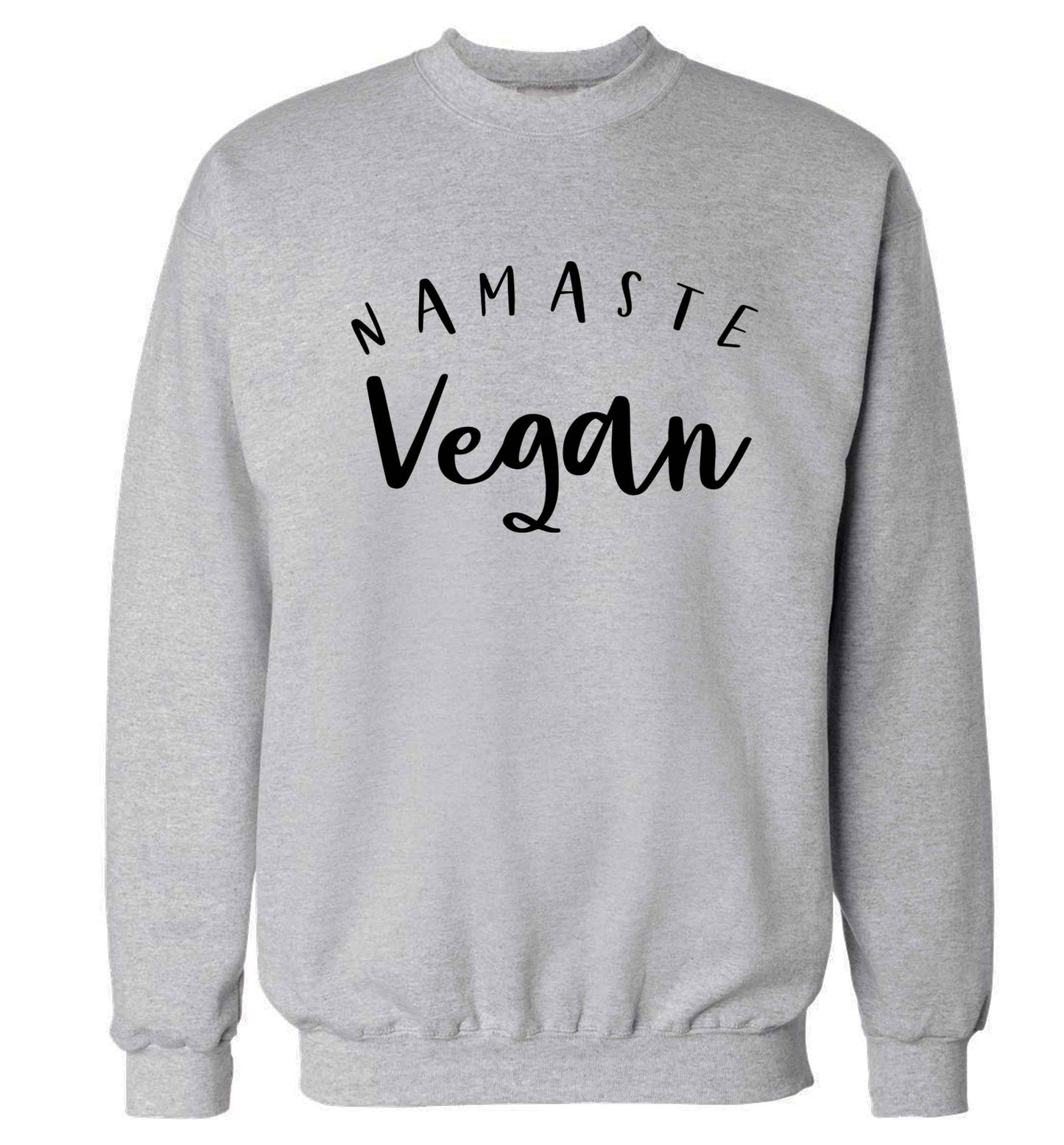 Namaste vegan Adult's unisex grey Sweater 2XL