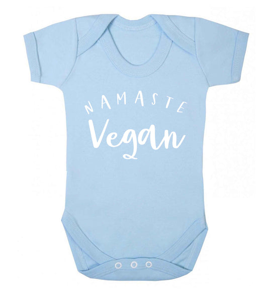 Namaste vegan Baby Vest pale blue 18-24 months