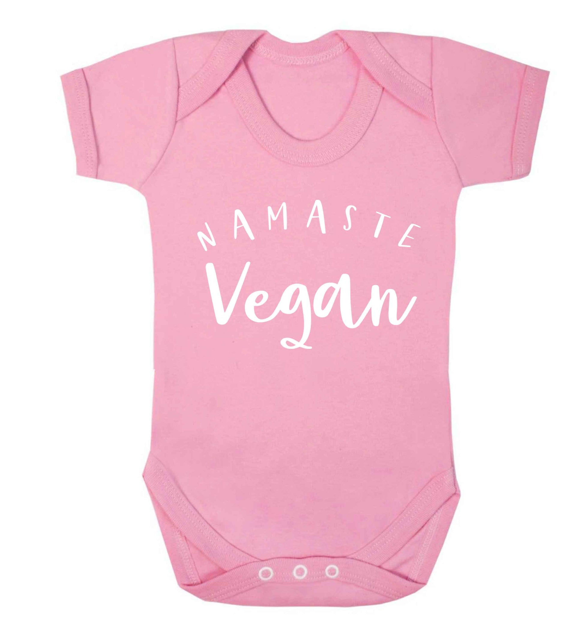 Namaste vegan Baby Vest pale pink 18-24 months