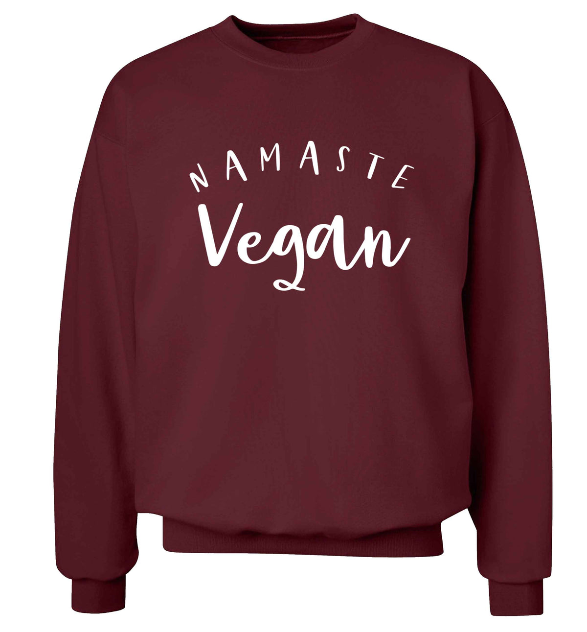Namaste vegan Adult's unisex maroon Sweater 2XL
