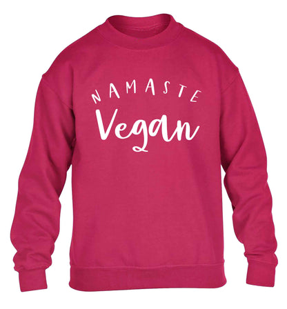 Namaste vegan children's pink sweater 12-13 Years