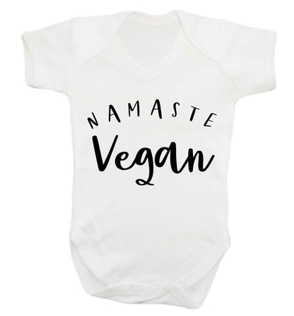 Namaste vegan Baby Vest white 18-24 months