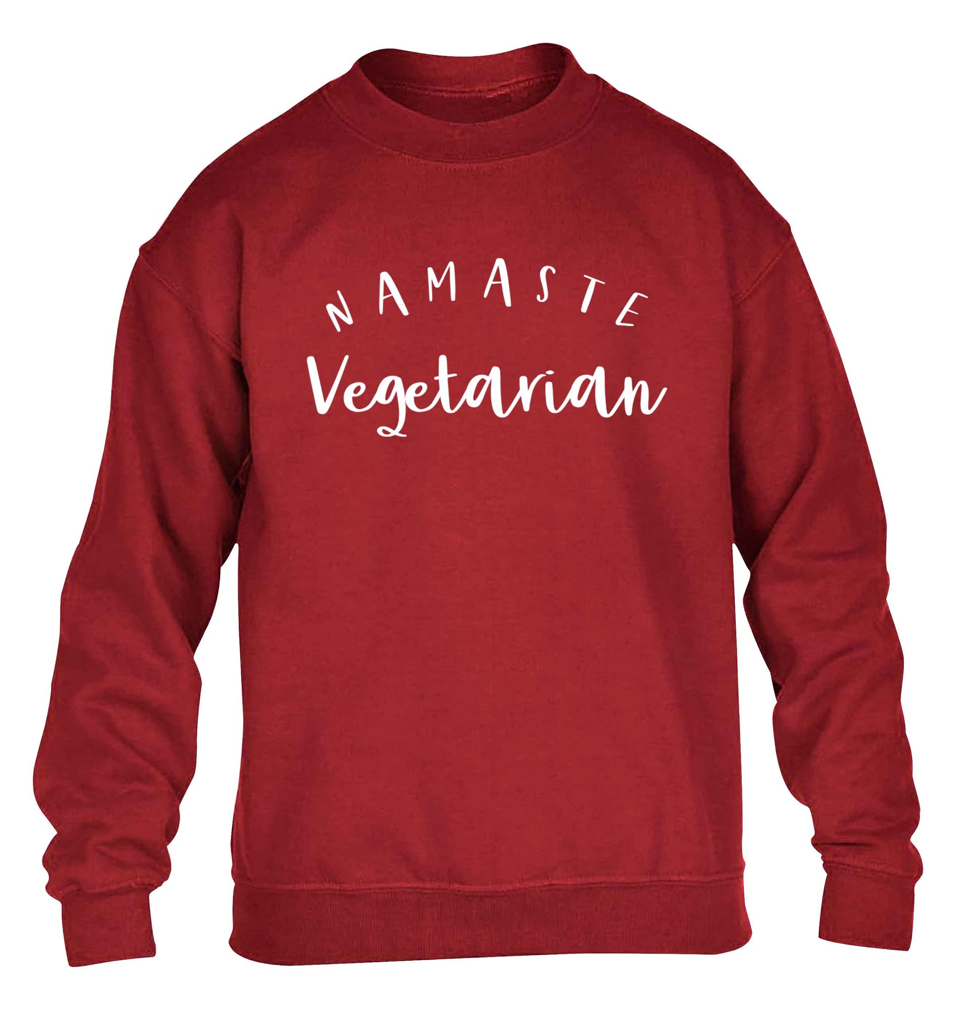 Namaste vegetarian children's grey sweater 12-13 Years