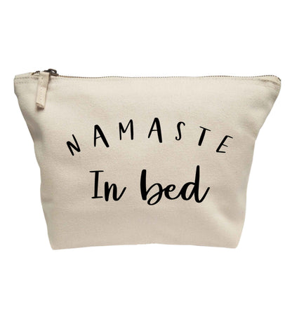 Namaste in bed | makeup / wash bag